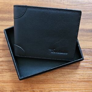 Travelambo Black Leather Wallet